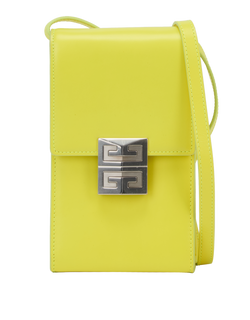 Mini 4G Vertical, Calfskin, Fluo Yellow, MII, DB, 2*